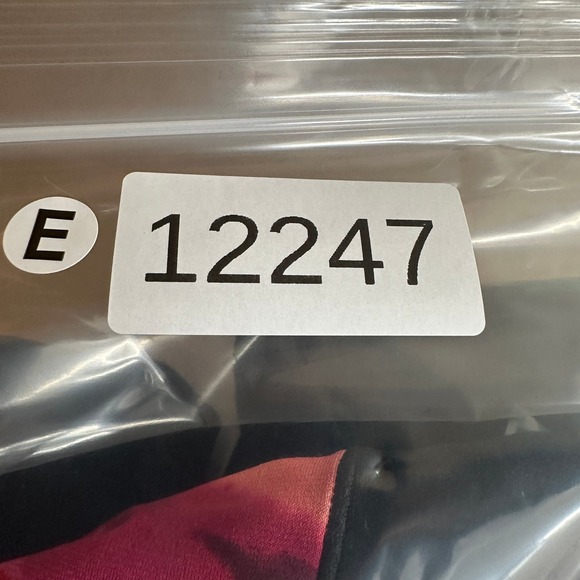 Eva Varro Black Floral Stretch Long Sleeve Tunic Top XL Handcrafted USA - Picture 7 of 7